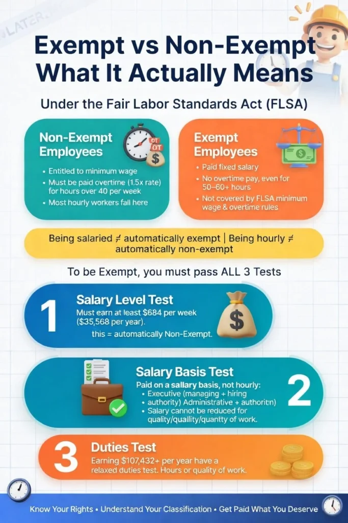 exempt vs non-exempt rules